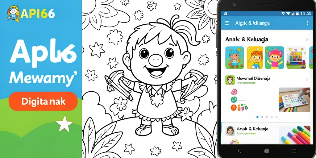 Antarmuka API66 menampilkan pilihan warna yang cerah dan gambar yang menarik.