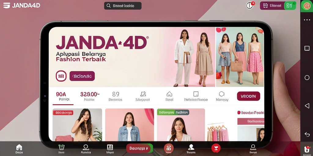 Antarmuka pengguna JANDA4D yang menarik dan fungsional.