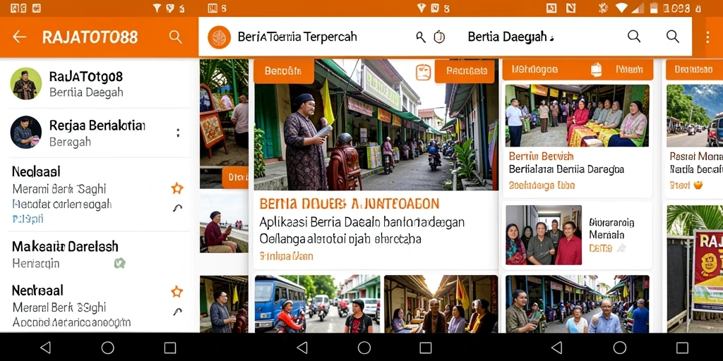 Tampilan antarmuka RAJATOTO88 yang sederhana dan informatif.